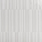 Charger l'image dans la visionneuse de galerie, Ivy Hill Tile Vistaio Blanco White 5.27 in. x 17.71 in. Glossy Ceramic Mosaic Wall Tile – 0.64 Sq. Ft. per Tile, Polished Low Sheen Finish