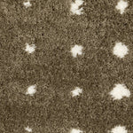 Load image into Gallery viewer, Delfine Geometric Dots Mink Brown/ Ivory Area Rug