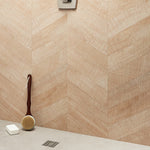Charger l'image dans la visionneuse de galerie, Ivy Hill Tile Montgomery Chevron Maple Porcelain Tile – 0.39 inch Thick, 24 inch x 48 inch, 15.49 sq.ft/Case – Matte Finish