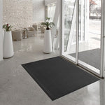 Load image into Gallery viewer, Multy Home Dash Black 4 ft. x 6 ft. Commercial Rubber Door Mat, Indoor / Outdoor Use