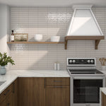 Load image into Gallery viewer, Dal Tile Artistic Reflections Mist 2 inch x 10 inch Glazed Ceramic Undulated Wall Tile – 5.24 sq. ft. per Case, Glossy High Sheen Finish