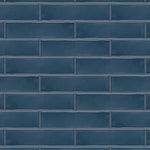 Load image into Gallery viewer, Merola Tile Castillo Denim 3 inch x 12 inch Ceramic Wall Tile – 5.72 sq. ft. per Case, Glossy Handmade Subway Look