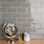 Load image into Gallery viewer, Merola Tile Chester Grey 3 inch x 6 inch Ceramic Wall Tile – 5.72 sq. ft. per Case, Glossy Smooth Finish