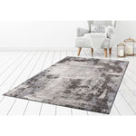 Charger l'image dans la visionneuse de galerie, Merinos Ibiza Grey 5 ft. 3-inch x 7 ft. 4.6-inch Indoor Transitional Rectangular Area Rug – Modern Abstract Rug