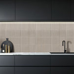 Load image into Gallery viewer, MSI Ramblas Stroget Porcelain Tile 4.5 inch x 9 inch 7.5 sq. ft./case Matte Fluted Subway Wall Tile Textured Finish