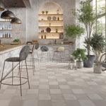 Load image into Gallery viewer, Merola Tile Kings Clay Checker Silver Ceramic Floor and Wall Tile 0.37 inch Thick 17.63 inch Wide 10.95 sq. ft. per Case – Low Sheen Vintage Finish