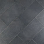 Charger l'image dans la visionneuse de galerie, Ivy Hill Tile Copley Nero Porcelain Tile – 0.39 inch Thick, 12 inch x 24 inch, 11.62 sq.ft/Case – Matte Stone Look Finish