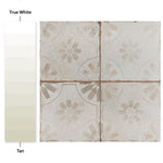 Charger l'image dans la visionneuse de galerie, Carrelage en céramique émaillé Merola Tile Kings Blume, blanc, pour sol et mur, épaisseur 0,39 po, largeur 17,63 po, 10,95 pi²/caisse, finition texturée mate