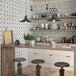 Load image into Gallery viewer, Merola Tile Mirambel Azul 13 inch x 13 inch Ceramic Floor and Wall Tile – 12.2 sq. ft. per Case, Matte Textured Finish