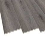 Charger l'image dans la visionneuse de galerie, Multiclic Vinyl Flooring Interlocking Planks 5.7 mm Thick x 7.1 inch Wide x 18.91 sq ft per Carton Low Gloss Finish – Graphite Grey Oak