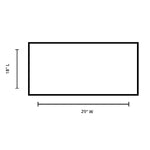 Charger l'image dans la visionneuse de galerie, IH Casa Decor Ih Casadecor 18 L × 30 W × 1 H Rubber Mat (Tiled Floral)