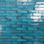 Charger l'image dans la visionneuse de galerie, Ivy Hill Tile Moze Blue 3 inch x 12 inch Ceramic Wall Tile – 5.38 sq. ft. per Case, Glazed Smooth Finish