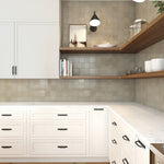 Load image into Gallery viewer, Daltile Zellige Neo Lana Glossy Ceramic Wall Tile 0.37 inch Thick 4 inch Wide 5.67 sq ft/case Undulated Glossy Finish