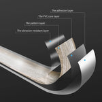 Charger l'image dans la visionneuse de galerie, 0.06 Thick 6'' W x 36'' L Peel and Stick Vinyl Flooring