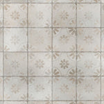 Charger l'image dans la visionneuse de galerie, Carrelage en céramique émaillé Merola Tile Kings Blume, blanc, pour sol et mur, épaisseur 0,39 po, largeur 17,63 po, 10,95 pi²/caisse, finition texturée mate
