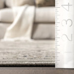 Load image into Gallery viewer, Daye Traditional Tiled Power Loom Performance Grey/Beige Rug