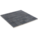 Charger l'image dans la visionneuse de galerie, Ivy Hill Tile Copley Nero Porcelain Mosaic Tile 0.39 inch Thick 12 inch x 12 inch 5.82 sq ft/case Matte