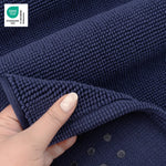 Load image into Gallery viewer, Eider & Ivory, 100% Cotton Slip Resistant Bath Mat Rugs for Bathroom and Kitchen