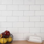 Load image into Gallery viewer, Merola Tile Chester Matte Bianco 3 inch x 6 inch Ceramic Wall Tile – 5.72 sq. ft. per Case, Matte Smooth Finish