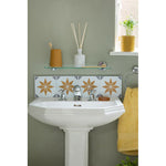 Charger l'image dans la visionneuse de galerie, D-C-Fix Alia Gold Self Adhesive Wall Tiles (6 Tiles, 1.45 sq.ft./Pack)