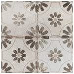 Load image into Gallery viewer, Merola Tile Kings Blume Nero Ceramic Floor and Wall Tile 0.37 inch Thick 17.63 inch Wide 10.95 sq ft/case Matte Textured Finish