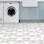 Load image into Gallery viewer, FloorPops Eclipse 12-in x 12-in Peel & Stick Luxury Vinyl Tile (LVT) Flooring (20 sq.ft/case, Geometric Pattern, High Gloss)