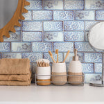 Load image into Gallery viewer, Merola Tile Antic Feelings Via Lactea 3 inch x 6 inch Ceramic Wall Tile – 4 sq.ft./case Glossy Patterned Finish