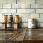 Charger l'image dans la visionneuse de galerie, Merola Tile Antic Feelings Pergamon 3 inch x 6 inch Ceramic Wall Tile – 4 sq.ft./case Glossy Patterned Finish