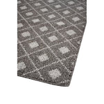 Load image into Gallery viewer, StyleWell Paskal 3 ft x 6 ft Polypropylene Loop Yarn with Non-Slip Backing Grey Doormat
