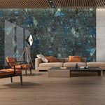 Load image into Gallery viewer, Ivy Hill Tile Jume Onyx Labradorite Blue Porcelain Tile – 0.39 inch Thick, 24 inch x 48 inch, 15.49 sq.ft/Case – Polished Onyx Look Finish