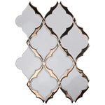 Load image into Gallery viewer, Vintage Scroll Lantern 11 in. x 15 in. Glossy Ceramic Mosaic Wall Tile