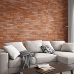 Charger l'image dans la visionneuse de galerie, Merola Tile Brooklin Brick Cotto Porcelain Tile 0.39 inch Thick 2.38 inch x 9.75 inch 5.78 sq. ft./Case Matte Brick Look Floor and Wall Tile