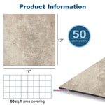 Charger l'image dans la visionneuse de galerie, 12" x 12" Luxury Vinyl Tile, Self-adhesive Vinyl Flooring (Set of 50)