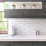 Load image into Gallery viewer, Merola Tile Castillo Matte White 3 inch x 12 inch Ceramic Wall Tile 5.72 sq ft/case – Matte Subway Finish