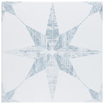 Load image into Gallery viewer, Merola Tile Cassis Stella White 9.75 inch x 9.75 inch Porcelain Floor & Wall Tile – 10.88 Sq. Ft./Case – Wood Look Textured Finish