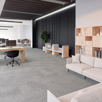 Load image into Gallery viewer, Astella Ethereal Frost 21.68 in. x 21.68 in. Carpet Tile (8 Tiles, 21.53 sq. ft./Case)