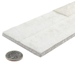 Load image into Gallery viewer, Merola Tile Ordino White Porcelain Tile 0.34 inch Thick 3.25 inch x 17.5 inch 9.6 sq. ft./Case Textured Stone Look Wall Tile