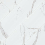 Load image into Gallery viewer, MSI Stone ULC Dymo Statuary White Glossy Ceramic Wall Tile 12 inch x 24 inch – 16 sq.ft./case Marble Look High Gloss