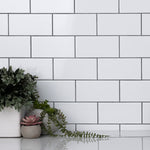 Load image into Gallery viewer, Merola Tile Crown Heights Glossy White 3 inch x 6 inch Ceramic Wall Tile – 5.72 Sq. Ft. Coverage per Case