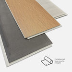 Charger l'image dans la visionneuse de galerie, Quickstyle Trevi 5.5 mm x 5-inch x 30-inch Herringbone Vinyl Plank Flooring ( 20.18 sq.ft./case)