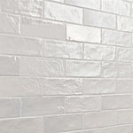 Load image into Gallery viewer, Ivy Hill Amagansett Gin White Mixed Finish Ceramic Wall Tile 2 inch x 8 inch 0.31 inch Thick 5.38 sq ft/case