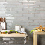 Charger l'image dans la visionneuse de galerie, Ivy Hill Tile Moze Gray 3 inch x 12 inch Ceramic Wall Tile – 5.38 sq. ft. per Case, Glazed Smooth Finish