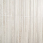 Charger l'image dans la visionneuse de galerie, Ivy Hill Tile Montgomery Ribbon White Porcelain Tile – 0.39 inch Thick, 24 inch x 48 inch, 15.49 sq.ft/Case – Matte Finish