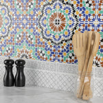 Load image into Gallery viewer, Merola Tile Sevillano Andalusia Ceramic Wall Tile 0.29 inch Thick 7.88 inch Wide 11.46 sq. ft. per Case – Glazed High Sheen Patterned Finish
