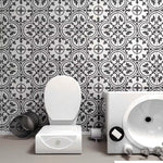 Load image into Gallery viewer, Merola Tile Arte Grey Porcelain Floor & Wall Tile 0.4 inch Thick x 9.75 inch Wide White Square – 10.88 sq. ft./Case, Glazed Satin Finish