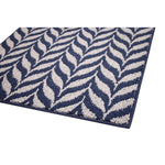 Charger l'image dans la visionneuse de galerie, StyleWell Carleton 3 ft. x 6 ft. Polypropylene Loop Yarn Blue/Grey Doormat with Non-Slip Backing – Indoor Runner Mat