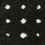 Load image into Gallery viewer, Delfine Geometric Dots Black/Ivory Area Rug