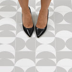 Load image into Gallery viewer, FloorPops Eclipse 12-in x 12-in Peel & Stick Luxury Vinyl Tile (LVT) Flooring (20 sq.ft/case, Geometric Pattern, High Gloss)