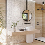 Load image into Gallery viewer, Modamo Gran Canaria White Dog Design Porcelain Floor and Wall Tile 10 inch x 10 inch x 0.35 inch – 10.76 sq. ft./Case, Polished Decorative Finish