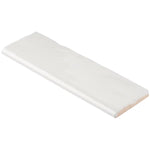 Charger l'image dans la visionneuse de galerie, Ivy Hill Tile Kingston White Ceramic Bullnose Wall Tile 3 inch Width 8 inch Length Glossy Finish 1 sq ft/case